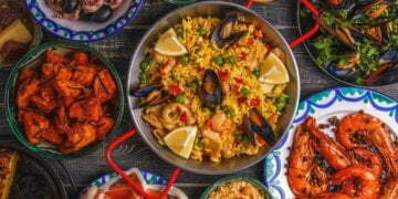 Spanish Food and Drinks: Tapas, Gazpacho, Paella, Cava, Sangria, and Rivers of Red Wine